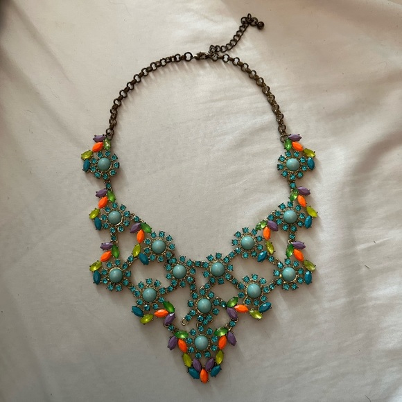 Gorgeous Colorful J. Crew Statement Necklace - Picture 8 of 8